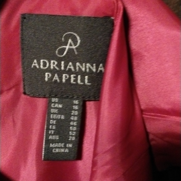 Adrianna Papel Magenta floral dress 16 - Picture 14 of 15